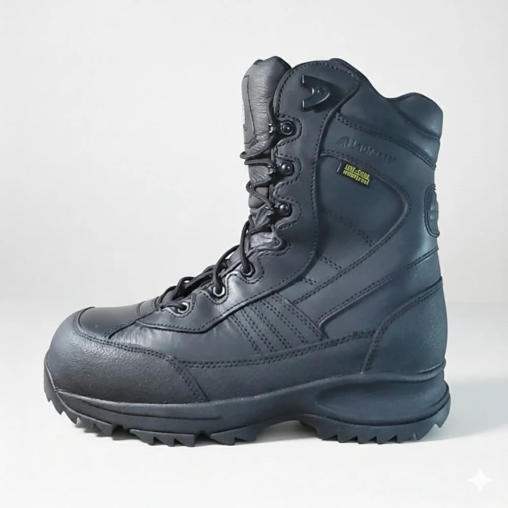 Lacrosse M9-W10.5 Boots Safety Steel Toe Waterproof Black Leather Insulated Work